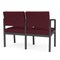 Lesro Lenox 2 Seat Tandem Seating W/ No Center Arm, 43.5 in W 24.5 in L 32 in H LS2101 - alternate 2